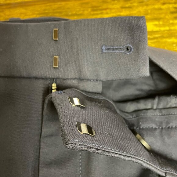 Everlane The Bi-Stretch Flare Pant Navy Blue Sz 4 Trouser Dress Pants Work - Picture 7 of 10